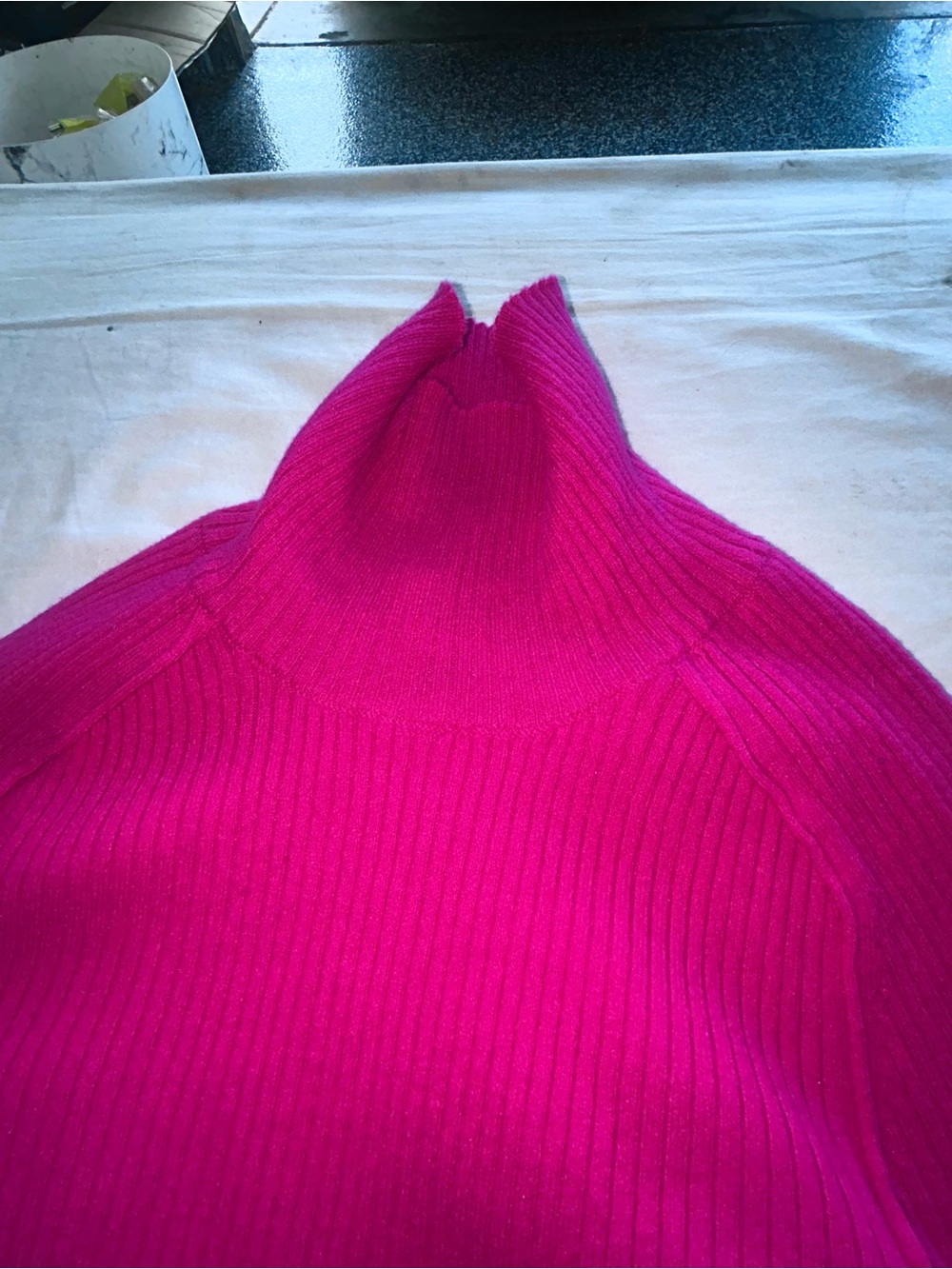 Universal Thread Ribbed Turtleneck Sweater - Fuchsia - Picture 4 of 5